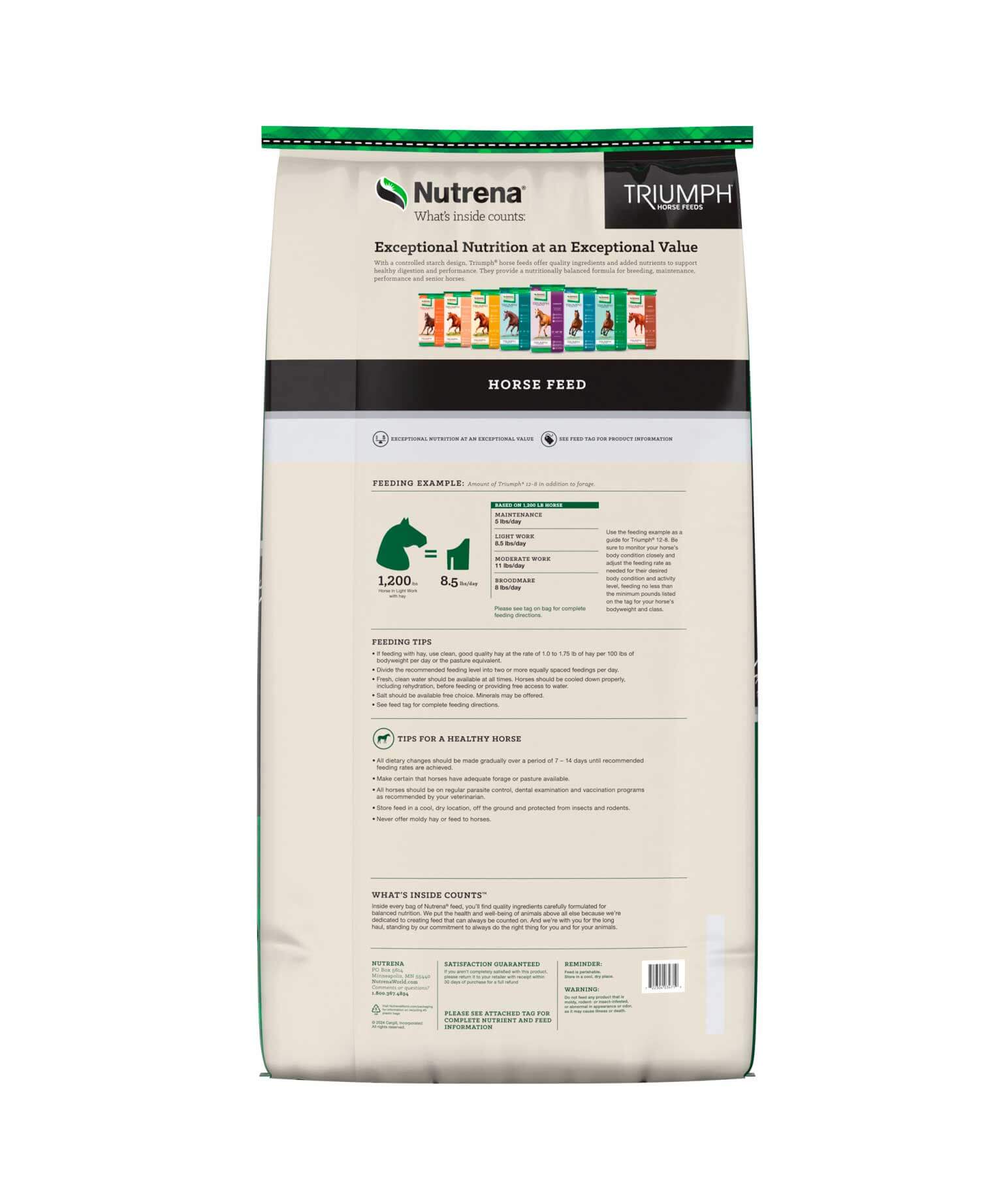 Nutrena Triumph 12-8 Horse Pellet - Image 2