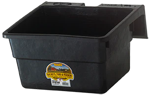 18-Qt Rubber Hookover Horse & Livestock Feeder