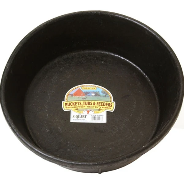 8-Qt Rubber Feed Tub