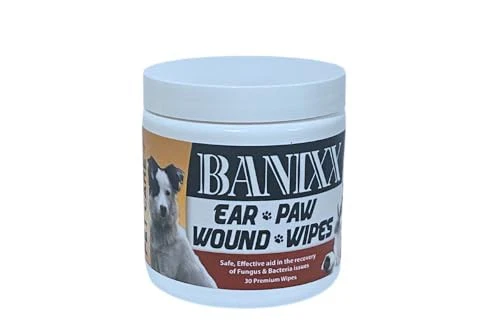 Banixx® Ear, Paw, and Wound Cleansing Pet Wipes