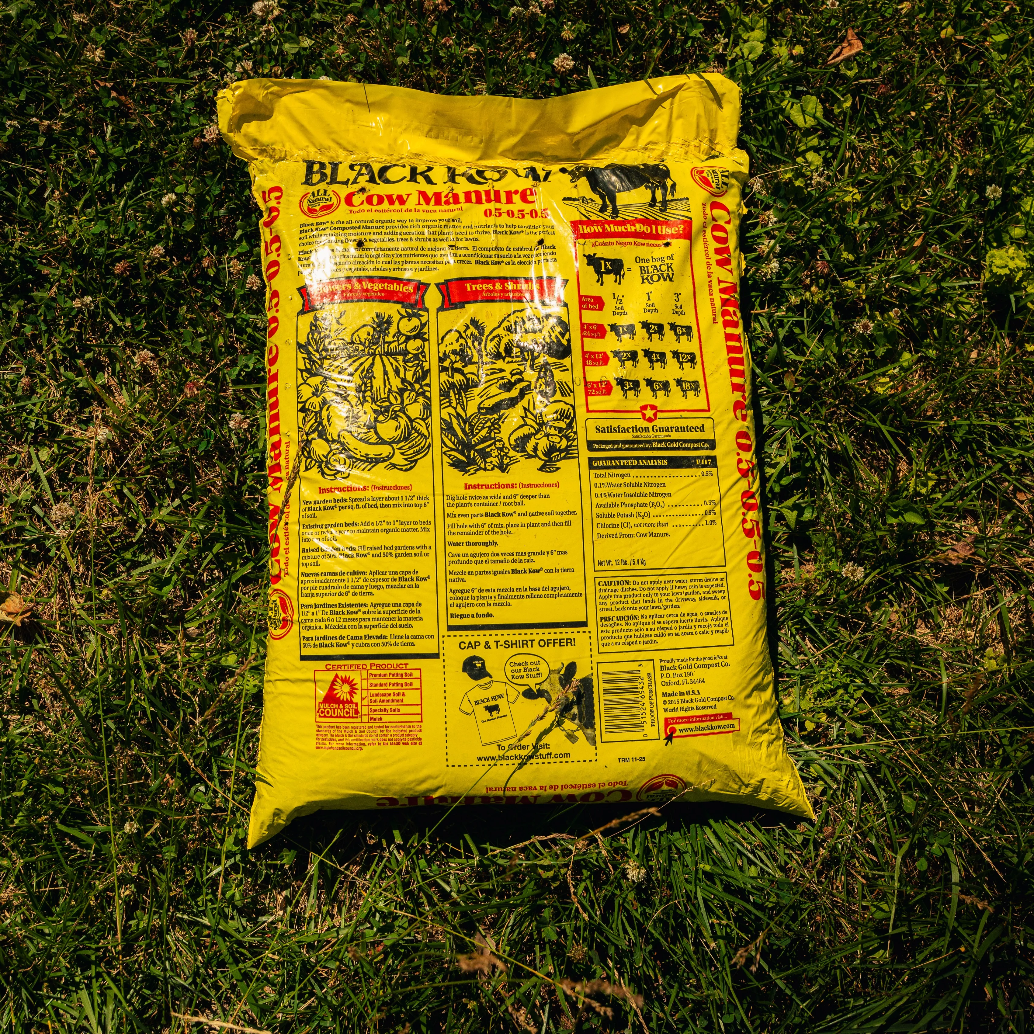 Black Kow Cow Manure Compost 0.5-0.5-0.5 - Image 2