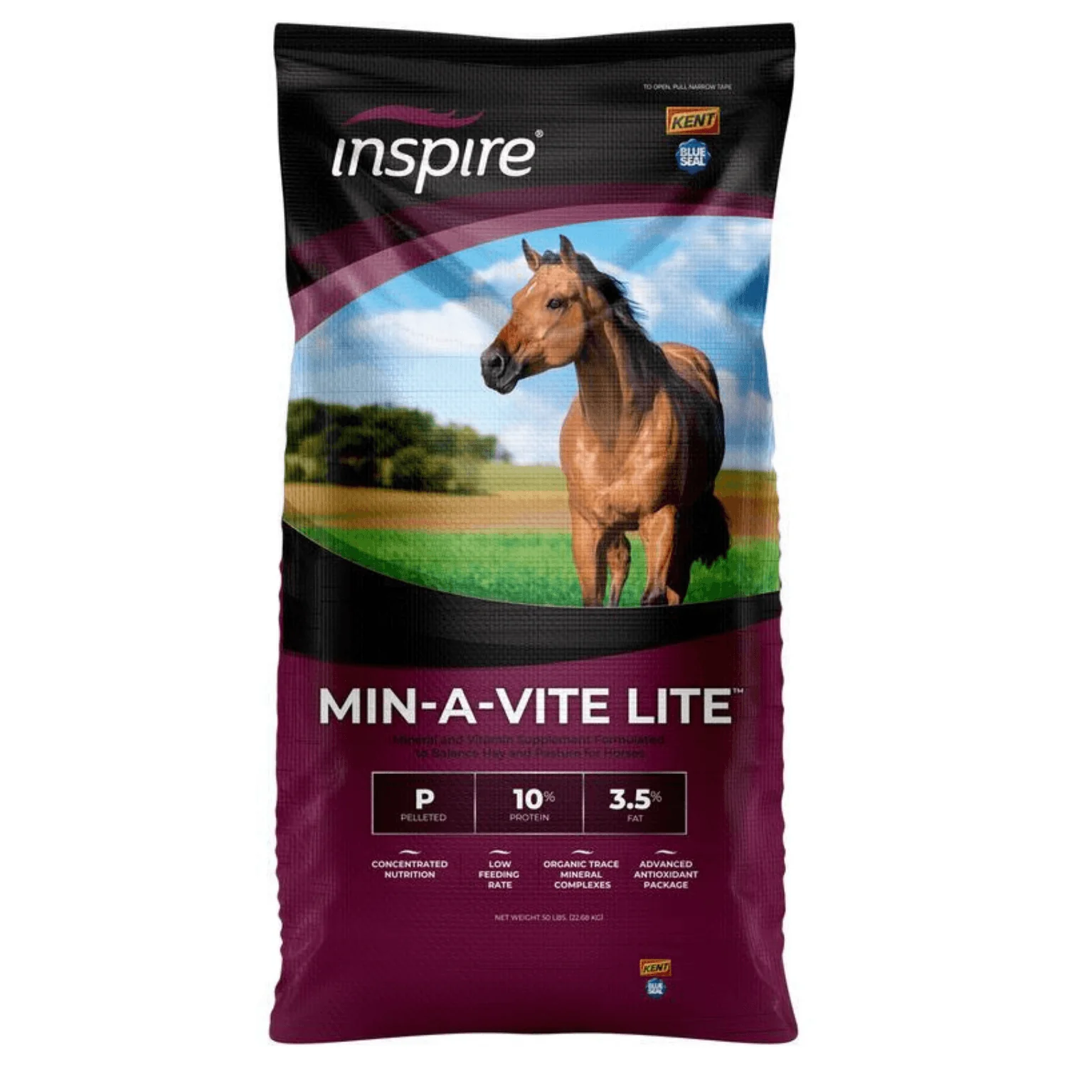 Blue Seal® Inspire® Min-A-Vite Lite™ Pellets – 50 lb.