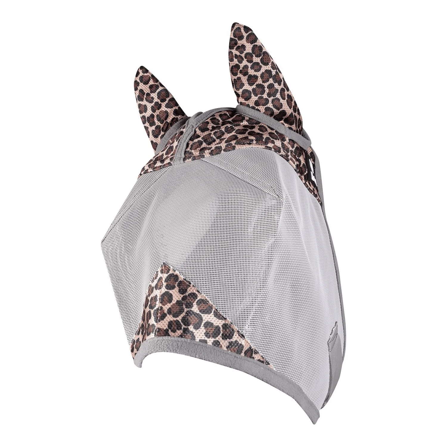 Cashel® Crusader Patterned Fly Mask with Ears – Small Pony (Leopard) - Image 2