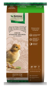 Country Feeds Chick Starter Grower Non-Medicated Chicken Feed, 50 lb