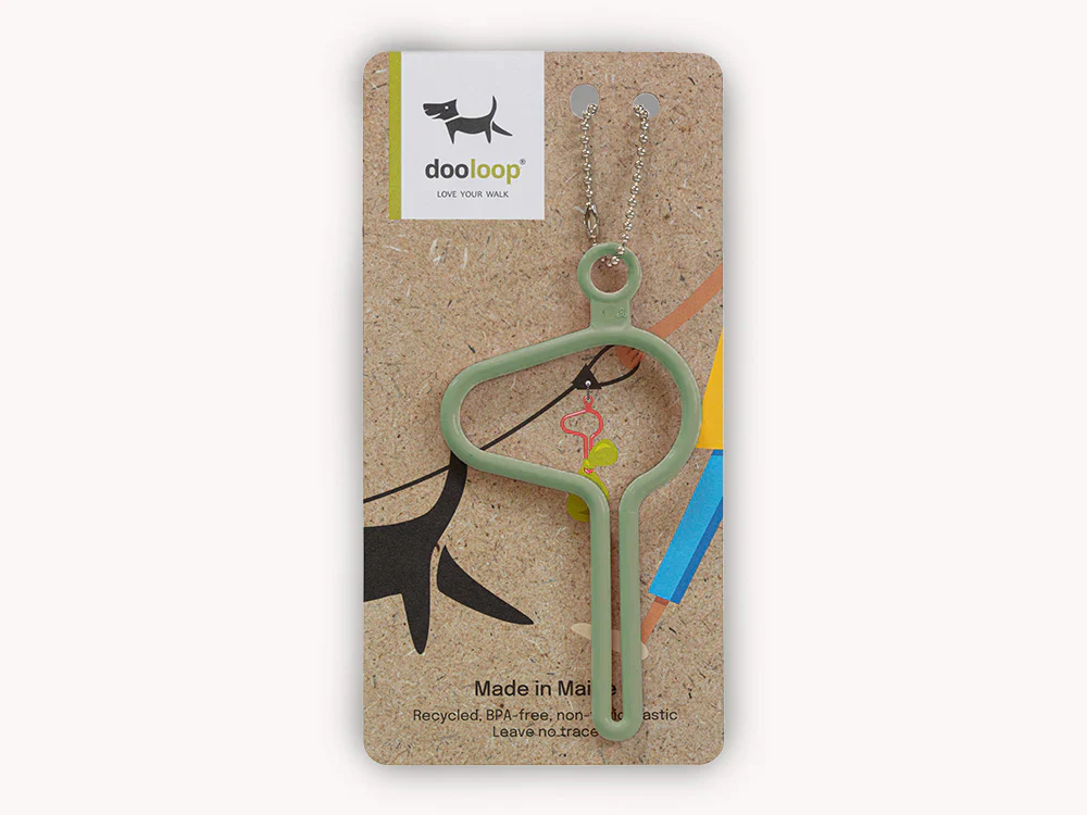 dooloop® Hands-Free Dog Waste Bag Holder (Charcoal & Sage Two Pack) - Image 2