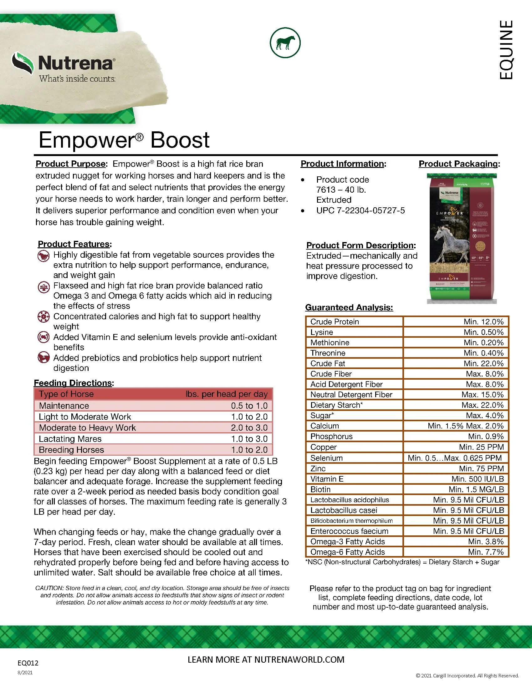 Nutrena Empower Boost Horse Supplement - Image 4