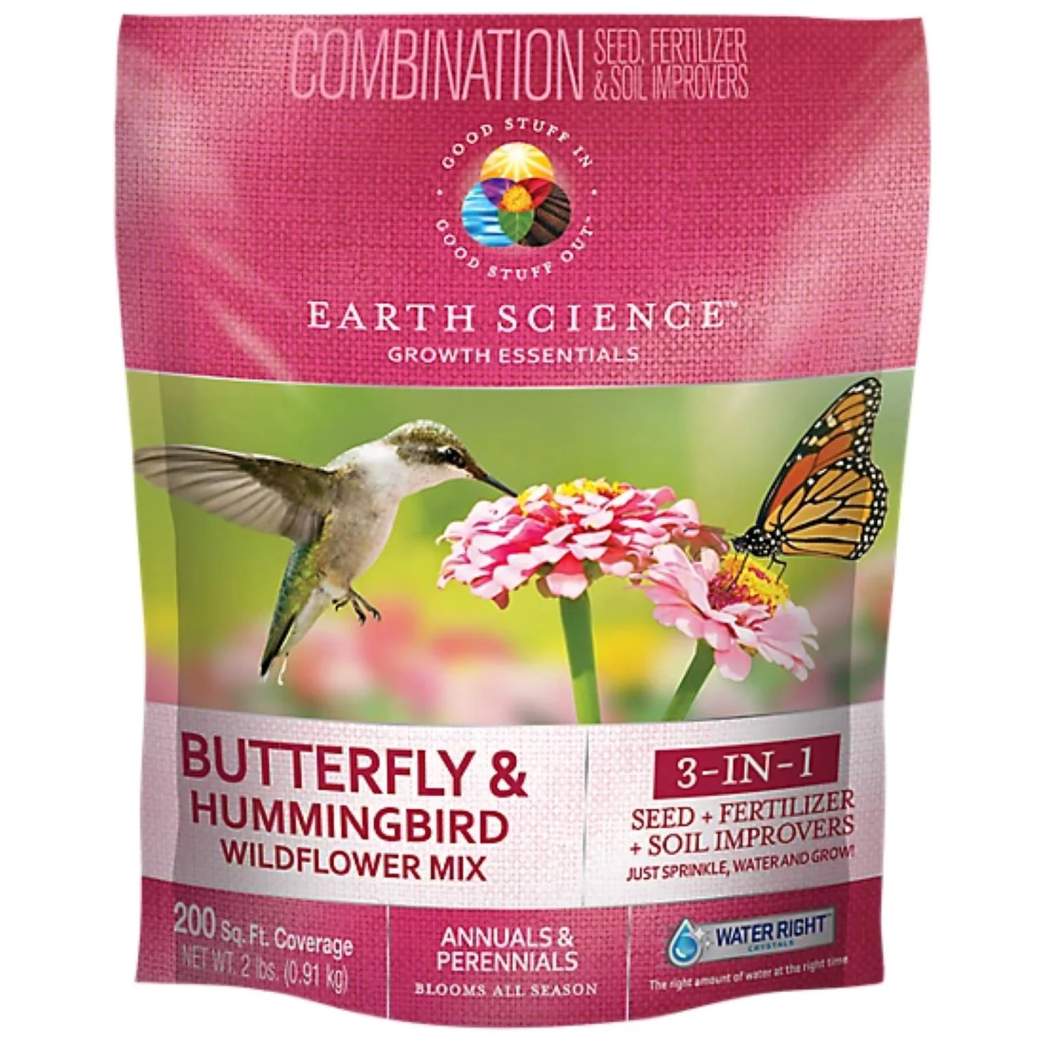 Encap Wildflower Butterfly and Hummingbird Mix