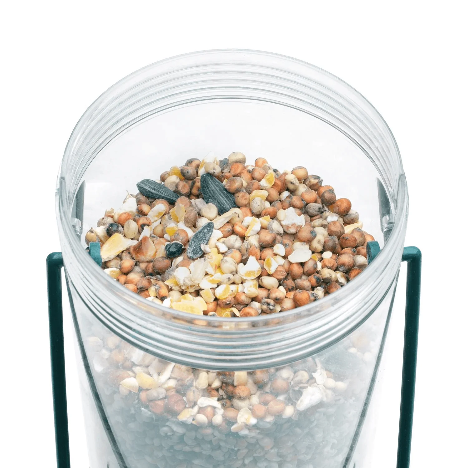 Finch Plastic 2-in-1 Tube Bird Feeder – 4 Ports - Image 2
