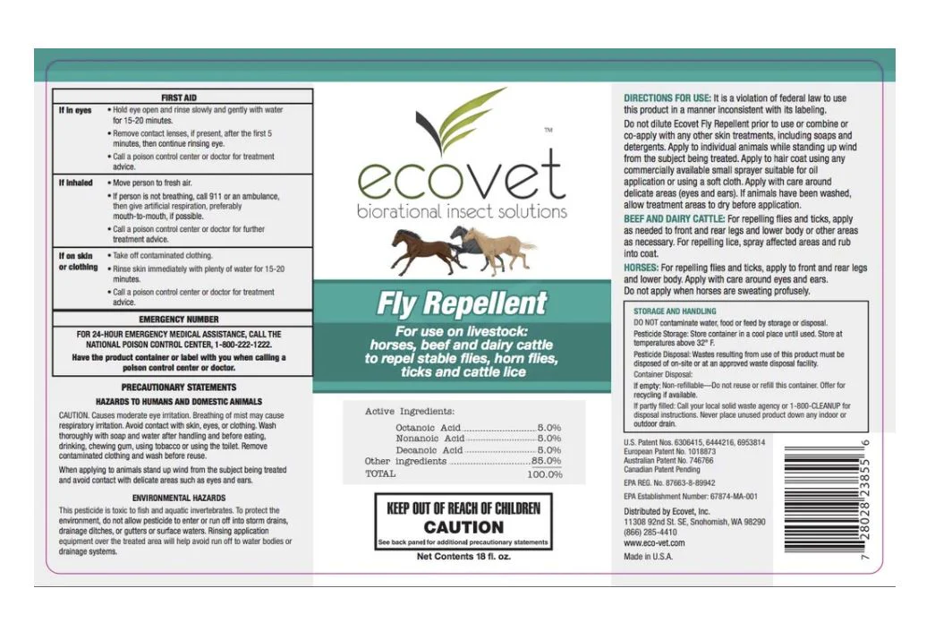 Ecovet Fly Spray 18 oz - Image 2