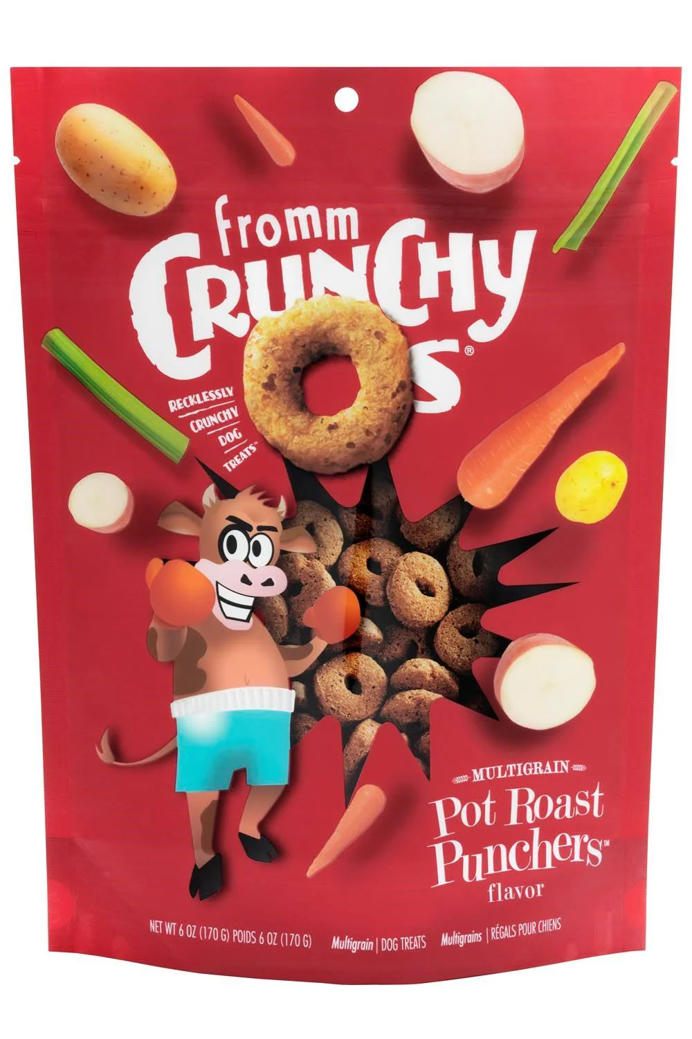 Fromm Crunchy O's Pot Roast Punchers Dog Treats
