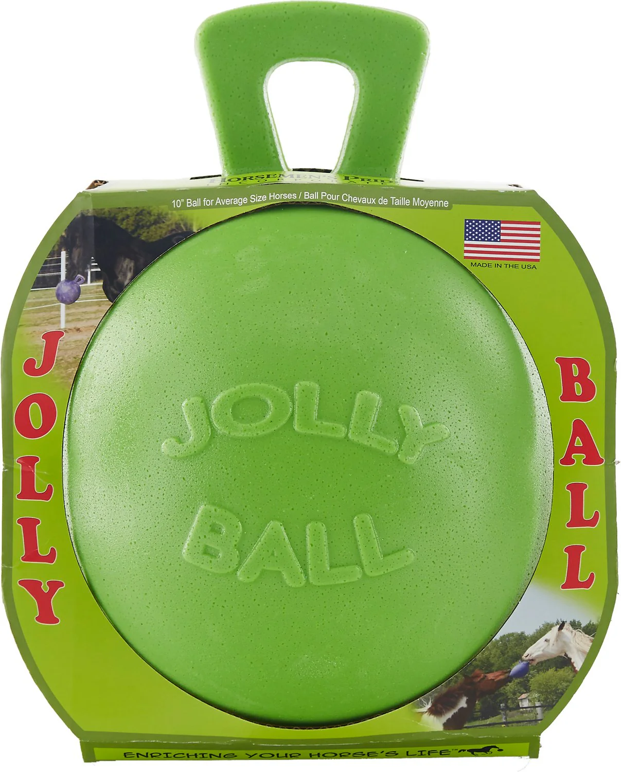 Jolly Ball 10 inch Dog and Horse Toy - Image 5