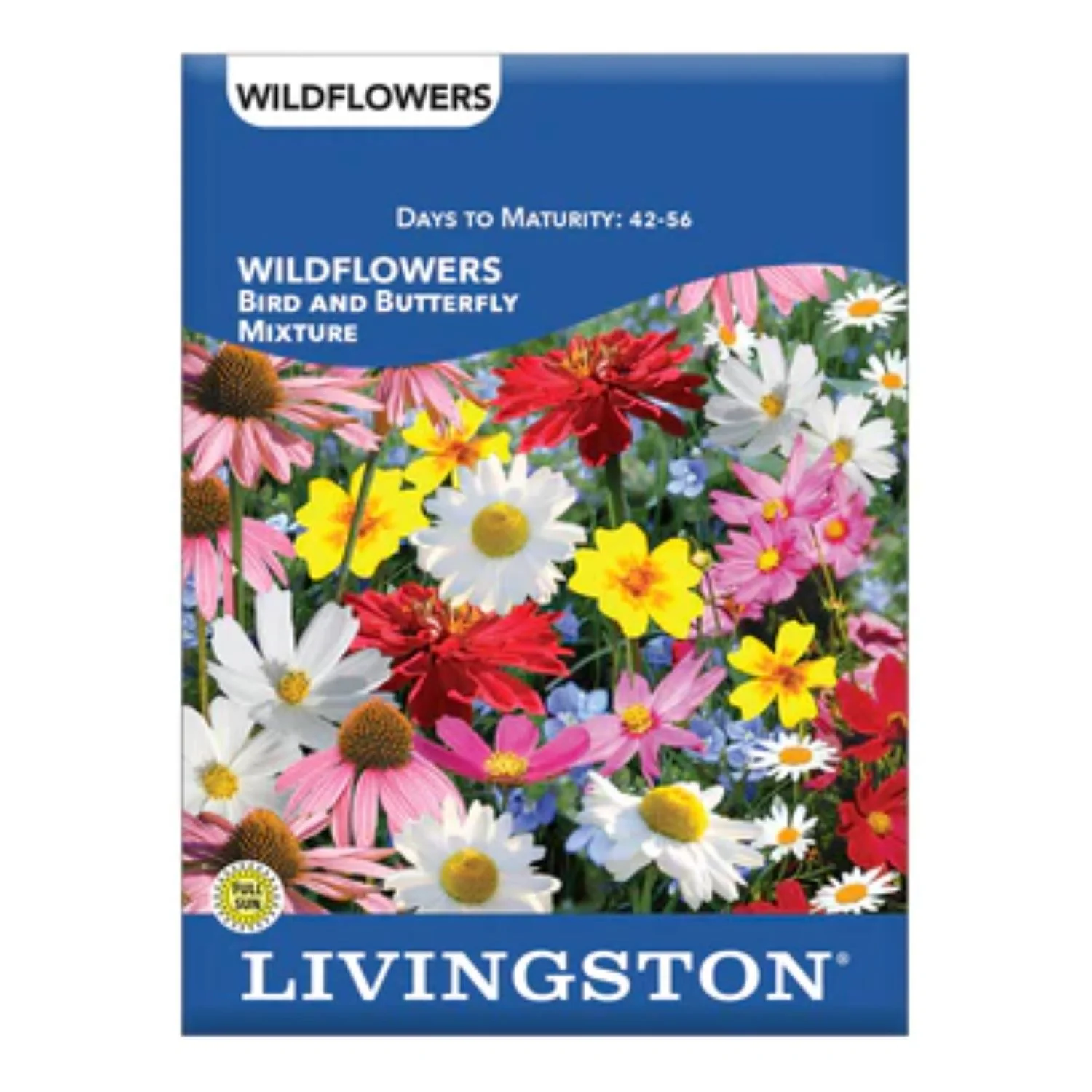 Livingston Bird and Butterfly Wildflower Mix Seed Packet