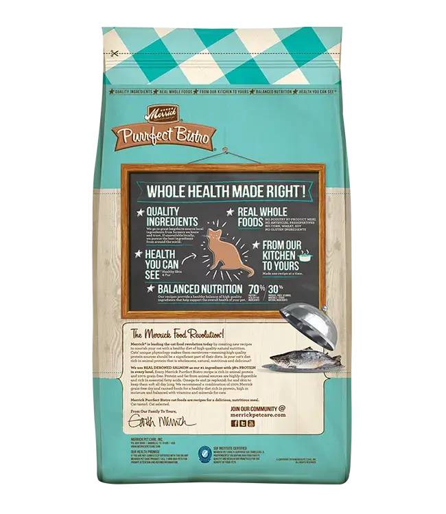 Merrick Purrbistro Grain Free Salmon Dry Cat Food - Image 2