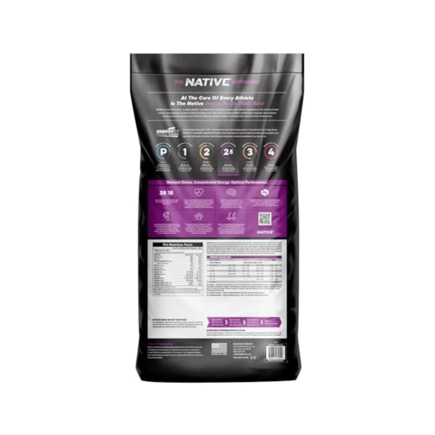 Native® Level 2.5 Performance Dog Food – Lamb, Salmon Meal & Rice – 40 lb - Image 2