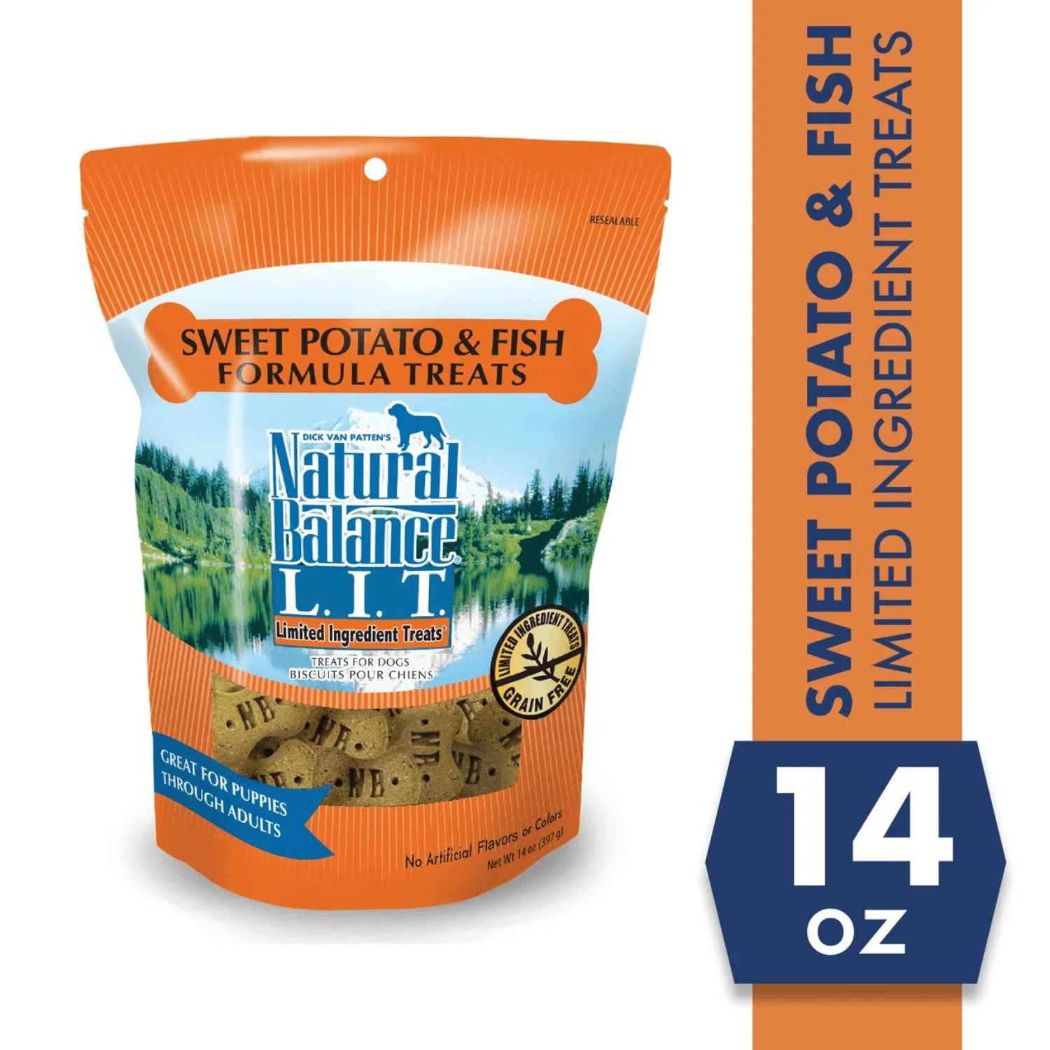 Natural Balance® L.I.T. Limited Ingredient Dog Treats – Sweet Potato & Fish