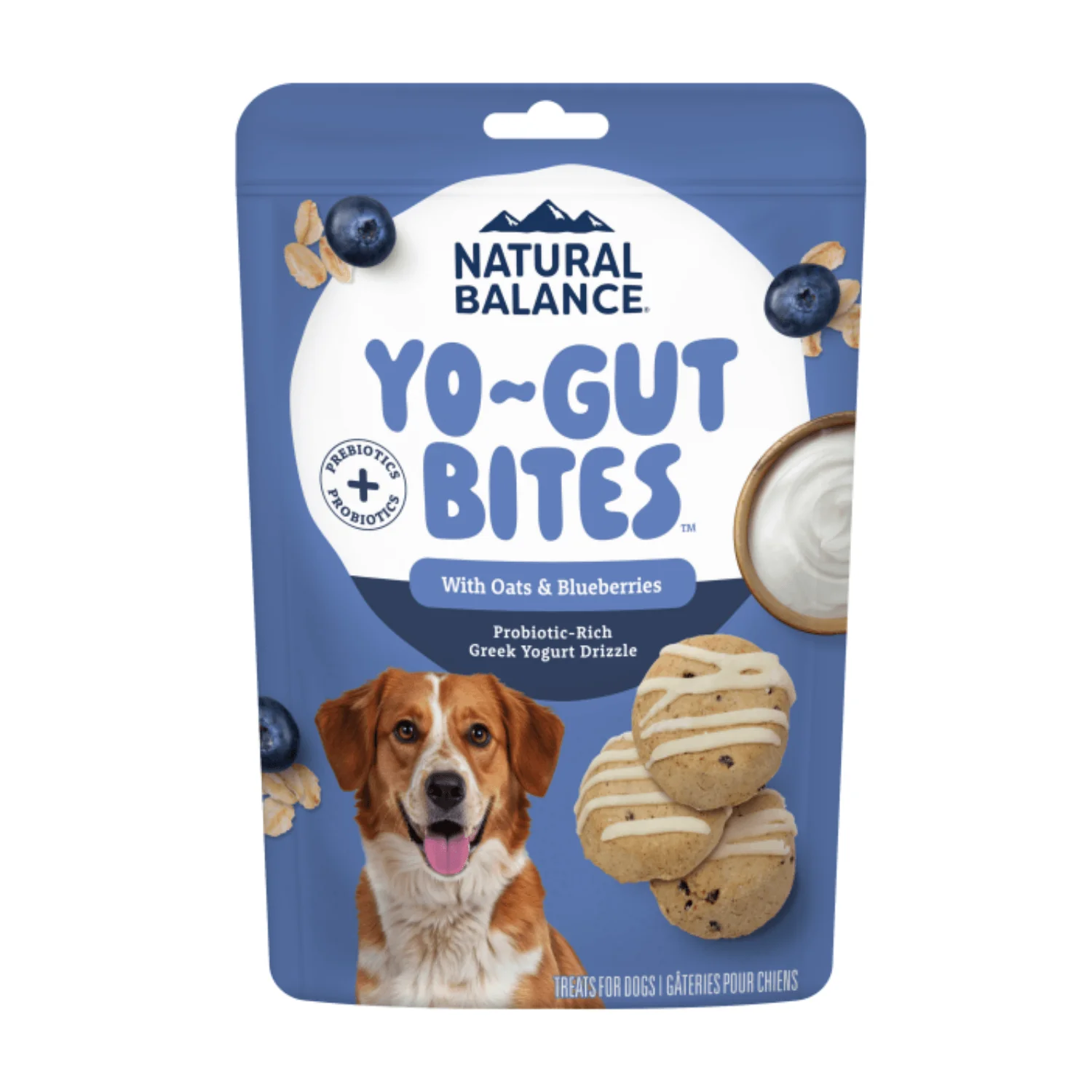 Natural Balance® Yo-Gut Bites Dog Treats – Oats & Blueberries