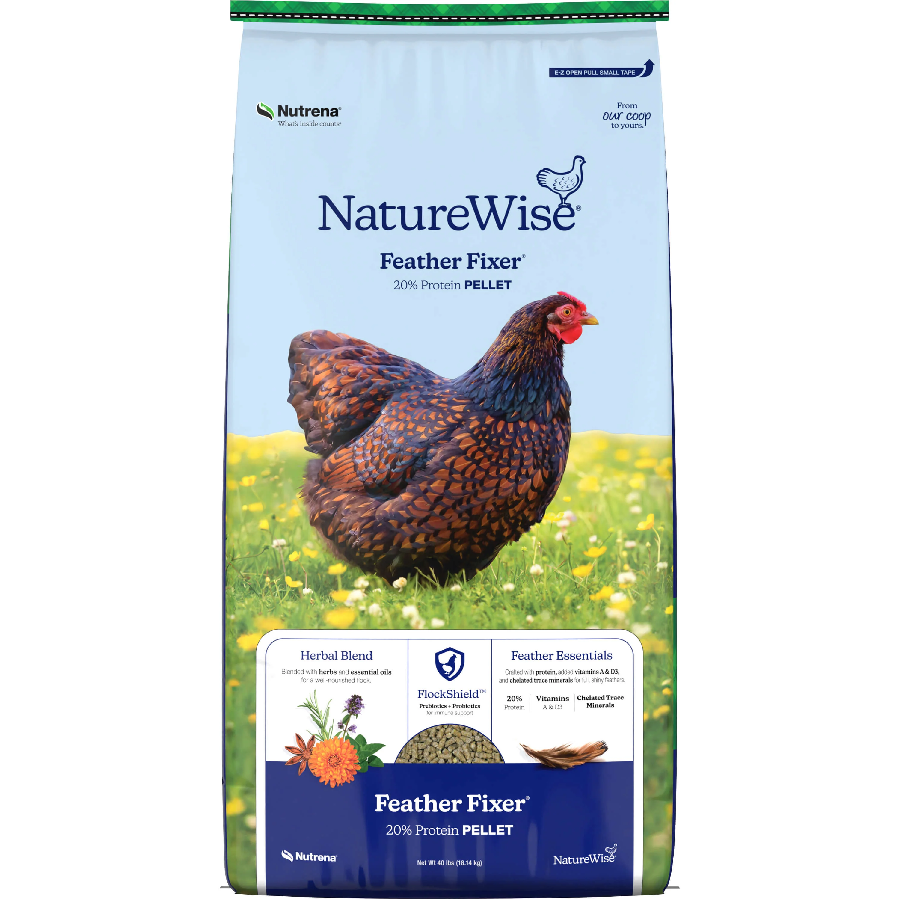 Nutrena NatureWise Feather Fixer Chicken Feed, 40 lb - Image 5