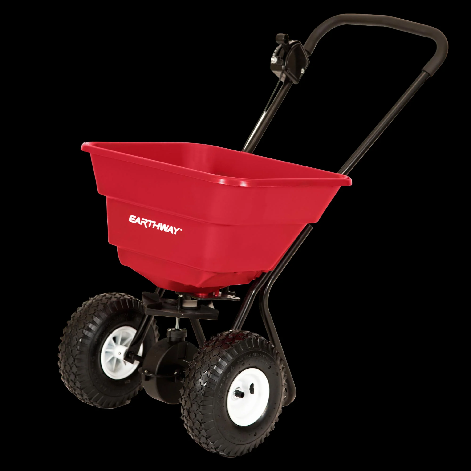 80lb Commercial Broadcast Spreader with Pneumatic Tires