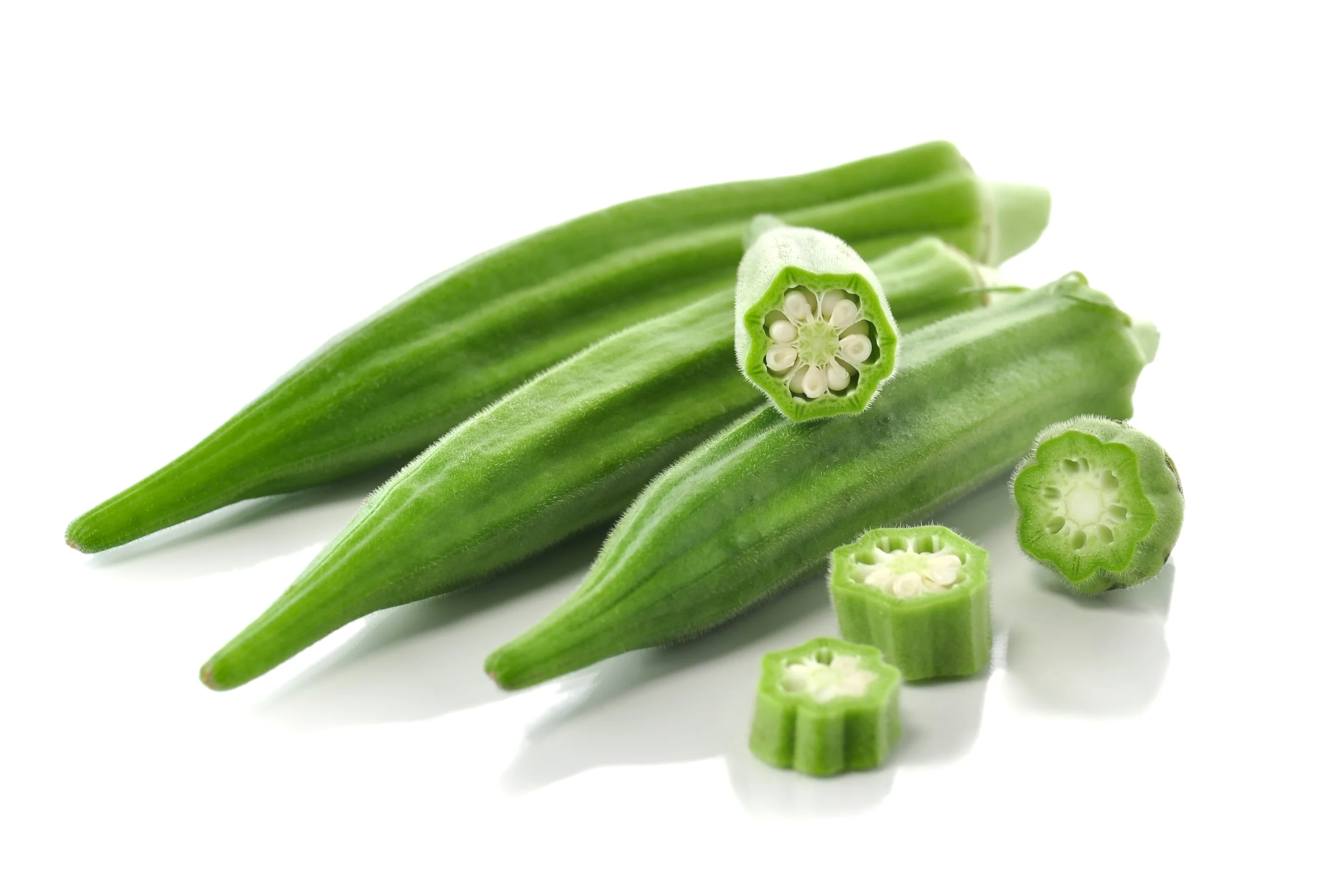Dwarf Long Green Pod Okra Vegetable Seed