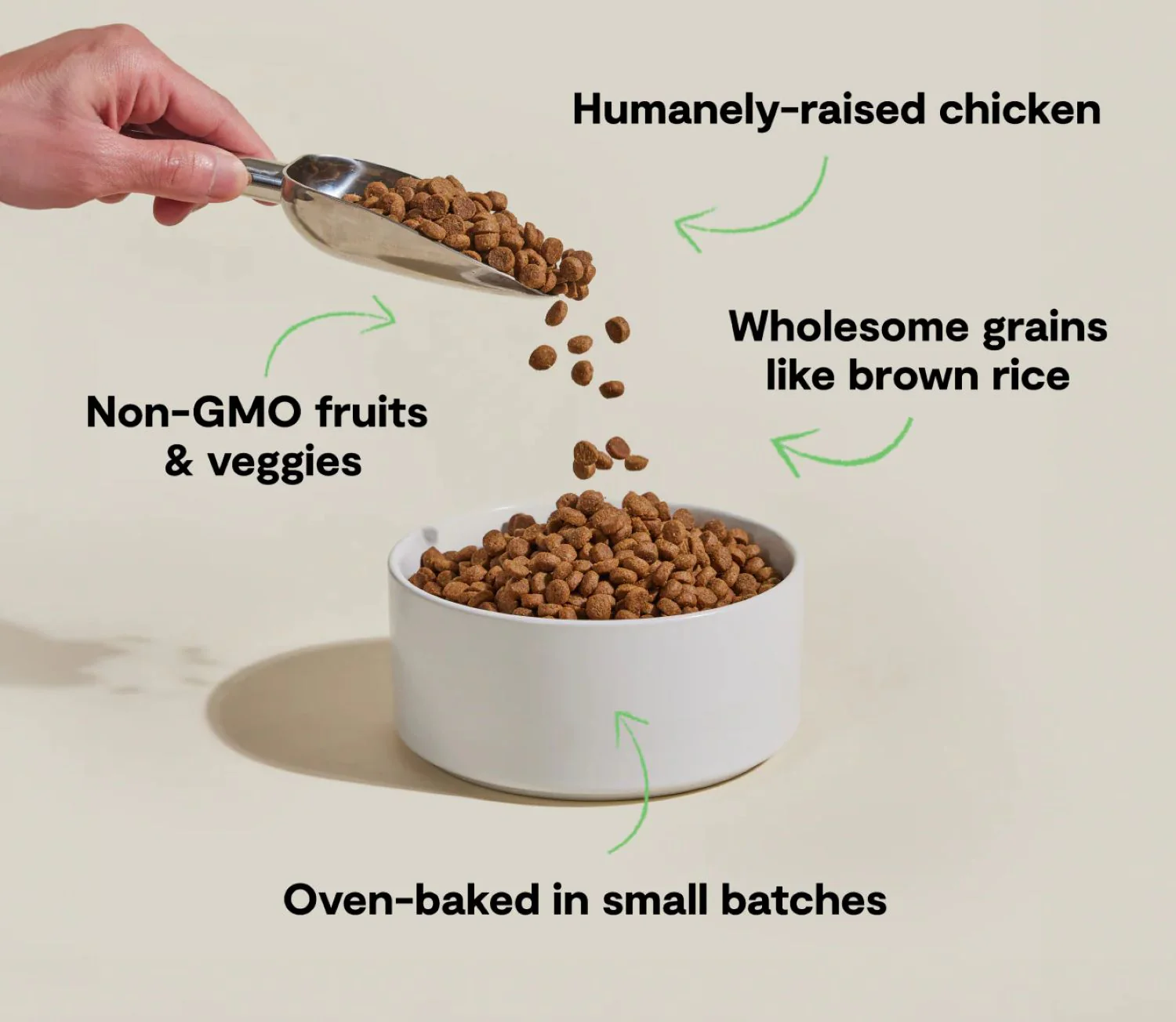 Open Farm Oven-Baked Goodbowl Harvest Chicken & Brown Rice Dog Food 22lb. - Image 2