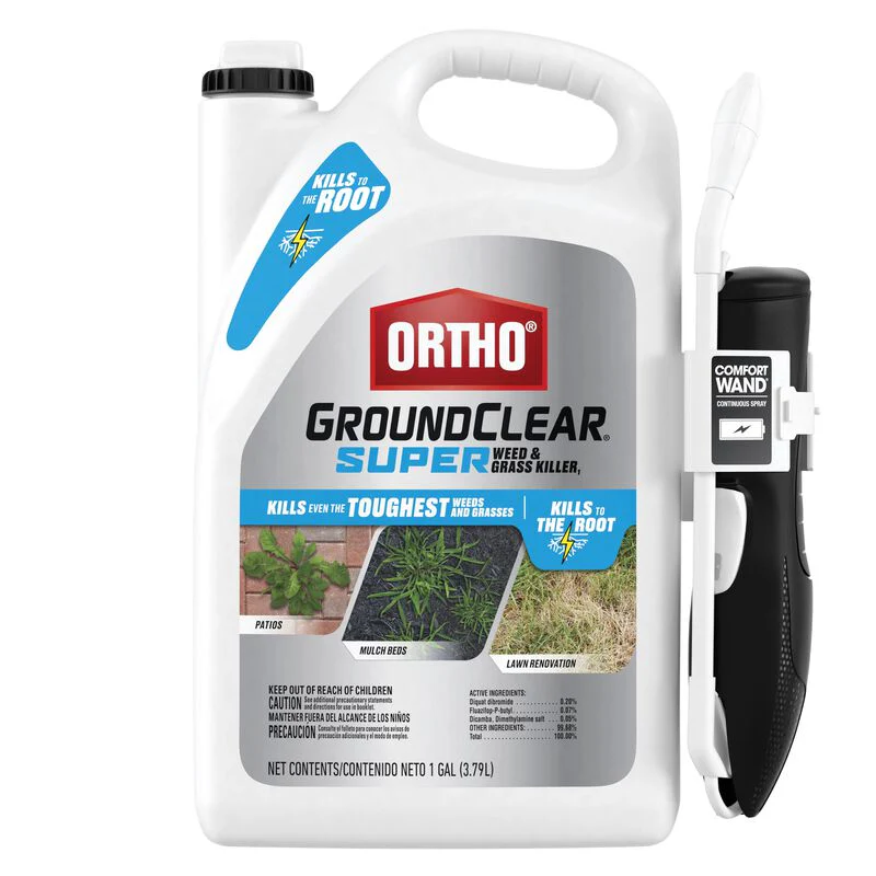 Ortho GroundClear Super Weed & Grass Killer With Wand