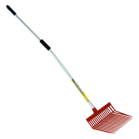 Livestock and Horse Plastic DuraFork w/Ergonomical Aluminum Handle