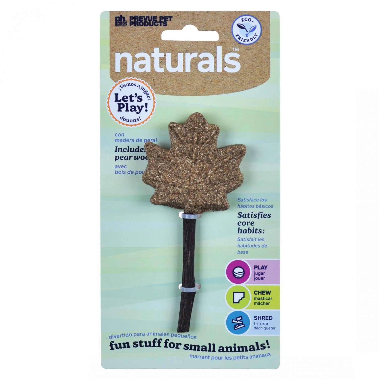 Playfuls Maple Leaf Chew Toy for Small Pets