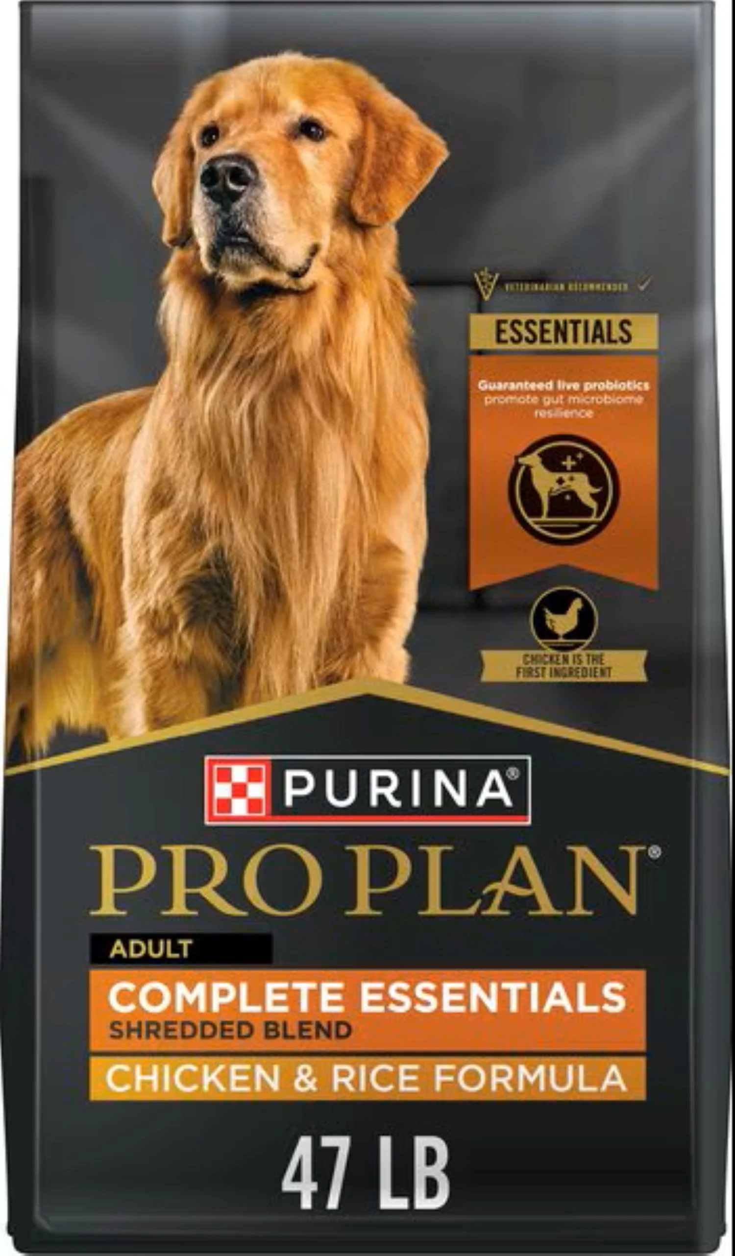 Pro Plan Chicken and Rice Essential 47lb. Dog Food