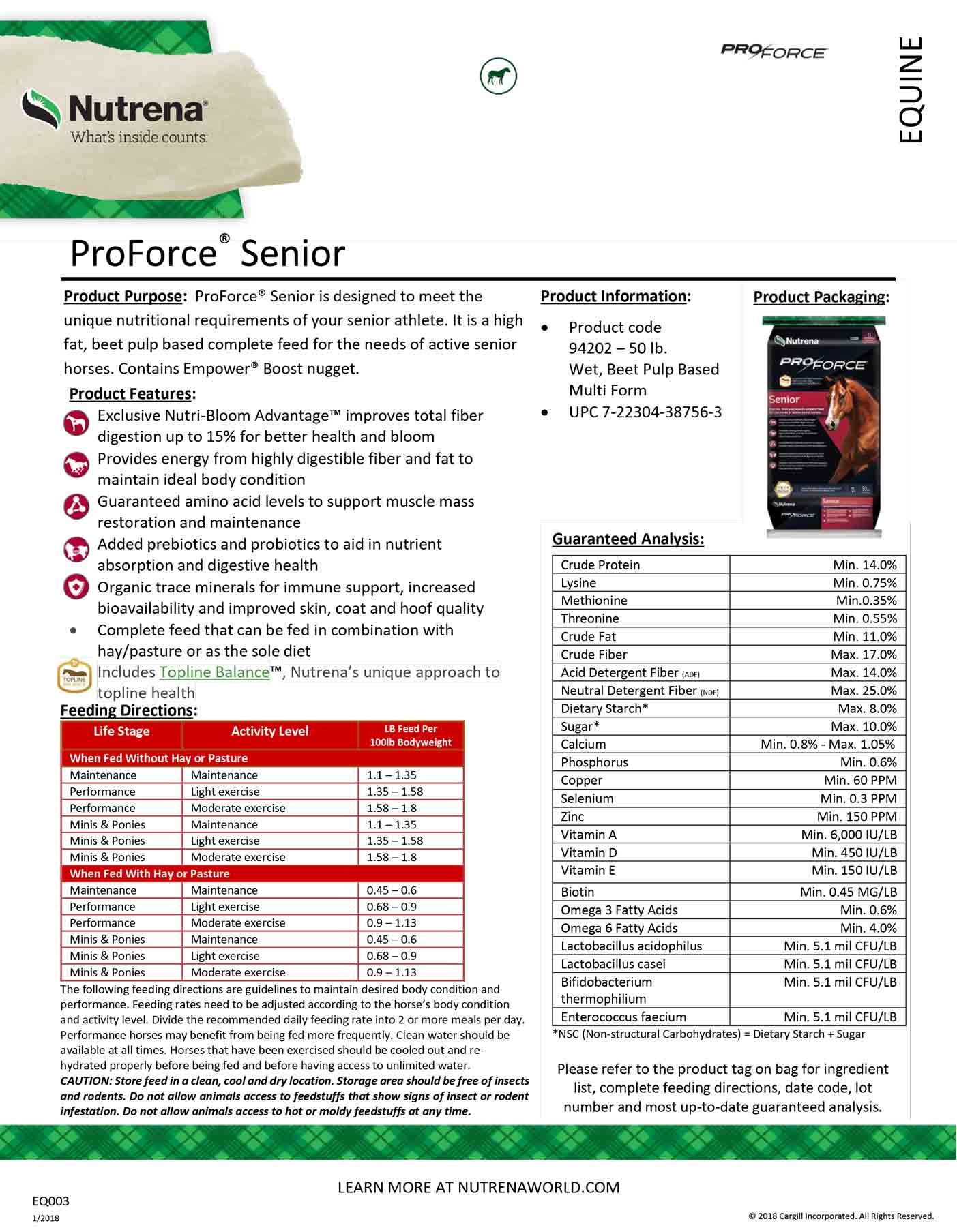 Nutrena ProForce Senior Horse Feed - Image 4