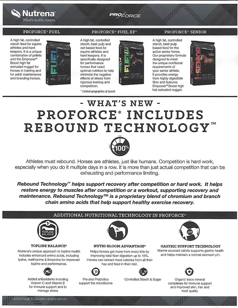 Nutrena ProForce Senior Horse Feed - Image 6