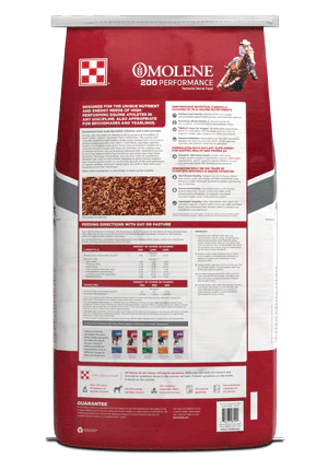 Purina Omolene 200 Performance Horse Feed - Image 2