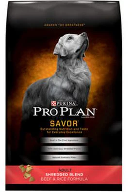 Purina Pro Plan Savor Beef and Rice Adult Dry Dog Food