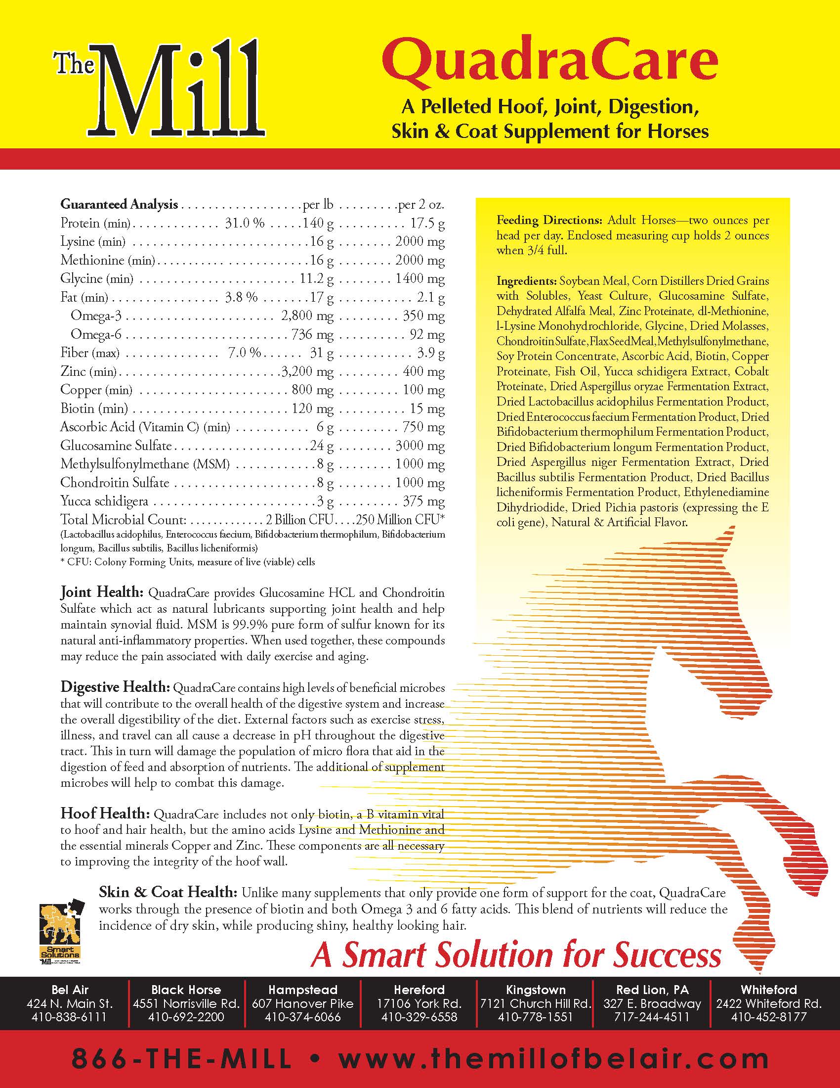 The Mill QuadraCare Horse Supplement - Image 2