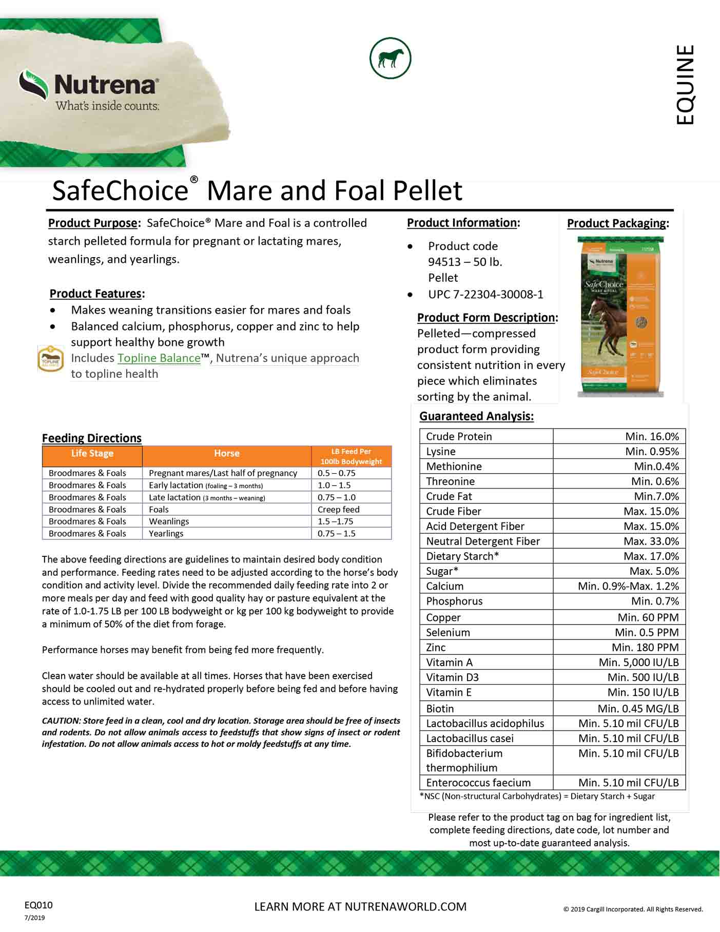 SafeChoice Mare and Foal Horse Feed - Image 3