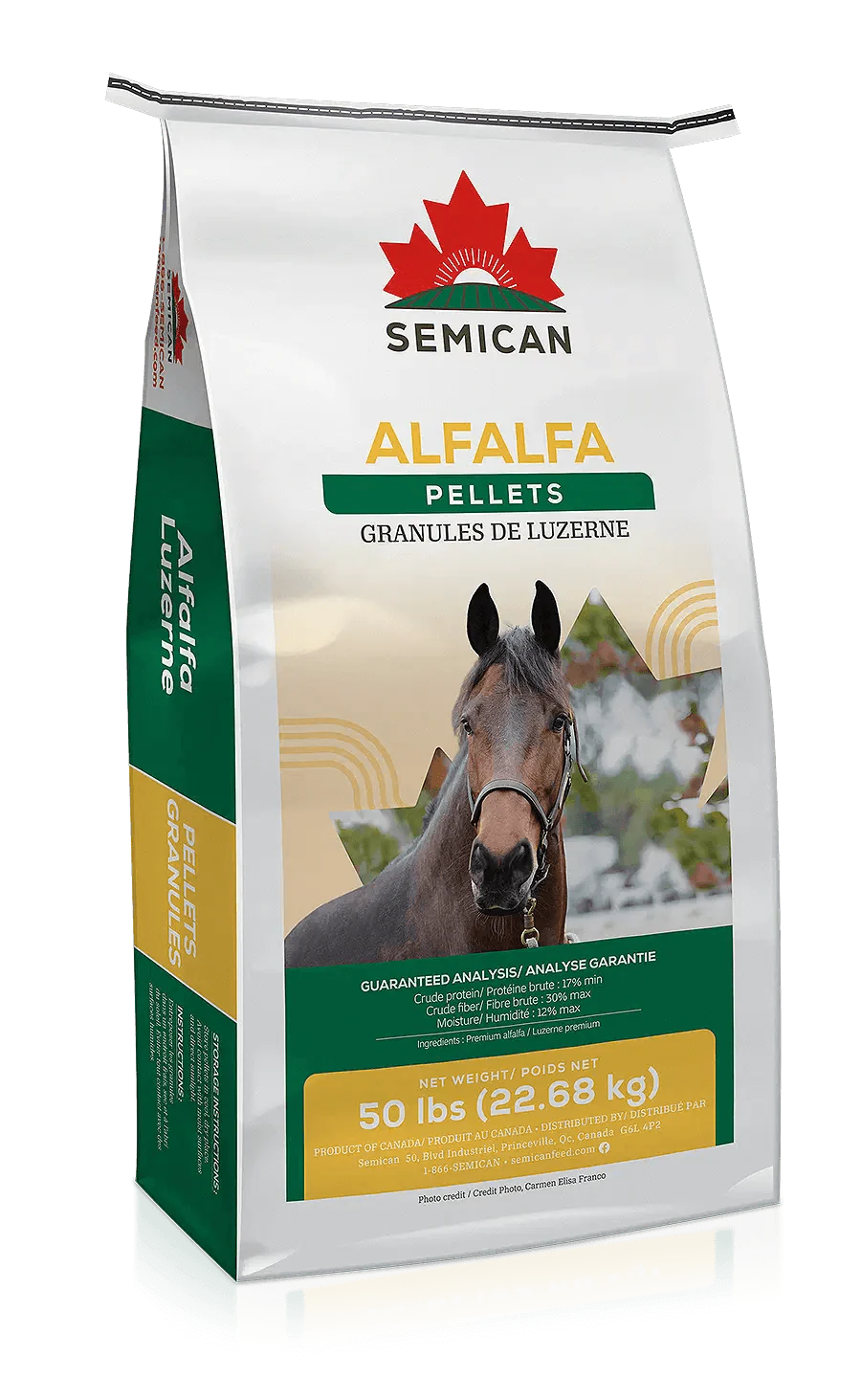Semican Alfalfa Pellets Horse Feed
