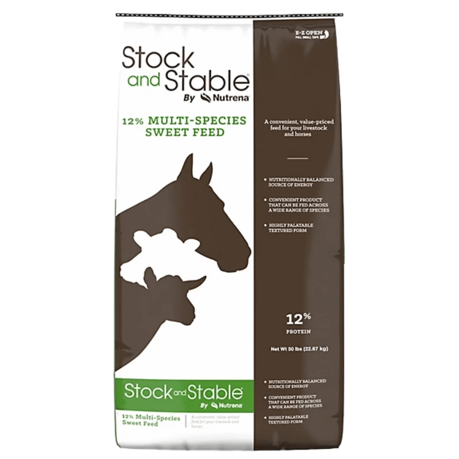 Nutrena® Stock & Stable 12% Multi-Species Sweet Feed – 50 lb