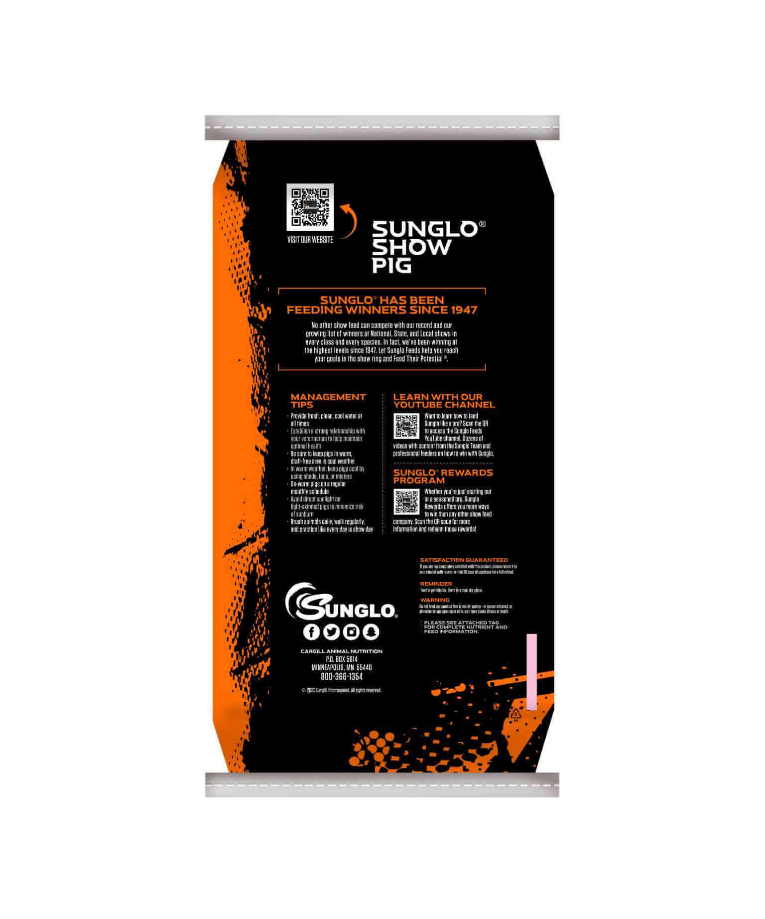 Sunglo 18-G with Oats Show Pig Feed, 50 lb - Image 3