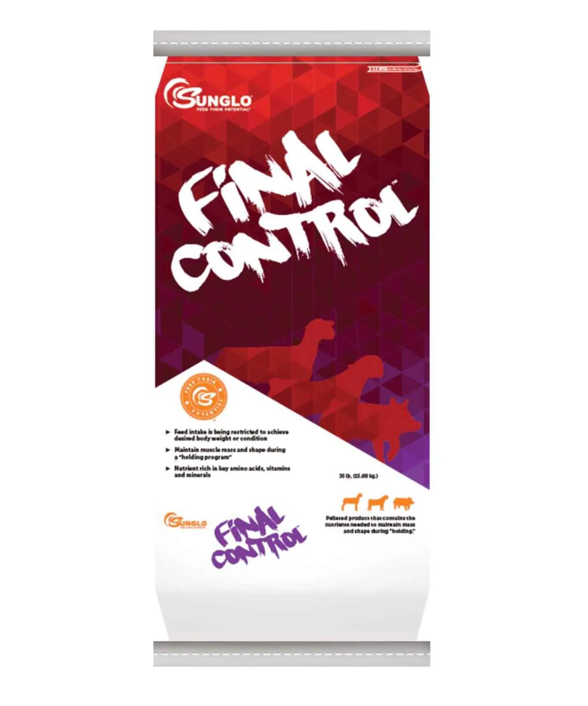 Sunglo Final Control Show Feed Supplement, 35 lb