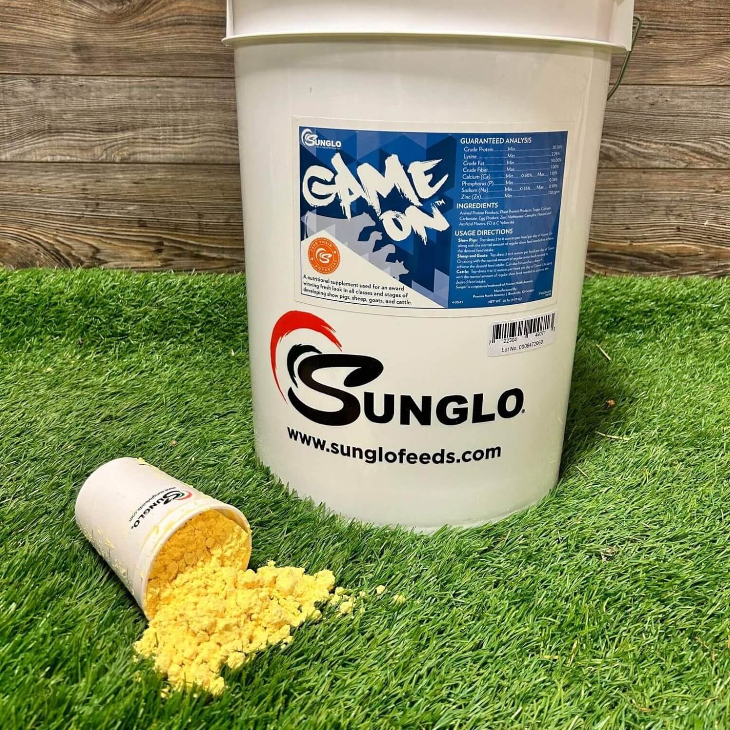 Sunglo Game On Show Feed Supplement, 8 and 20 lb