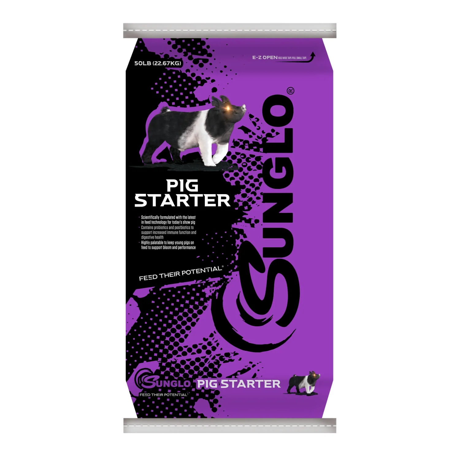 Sunglo Pre-Starter Mecadox Show Pig Feed, 50 lb