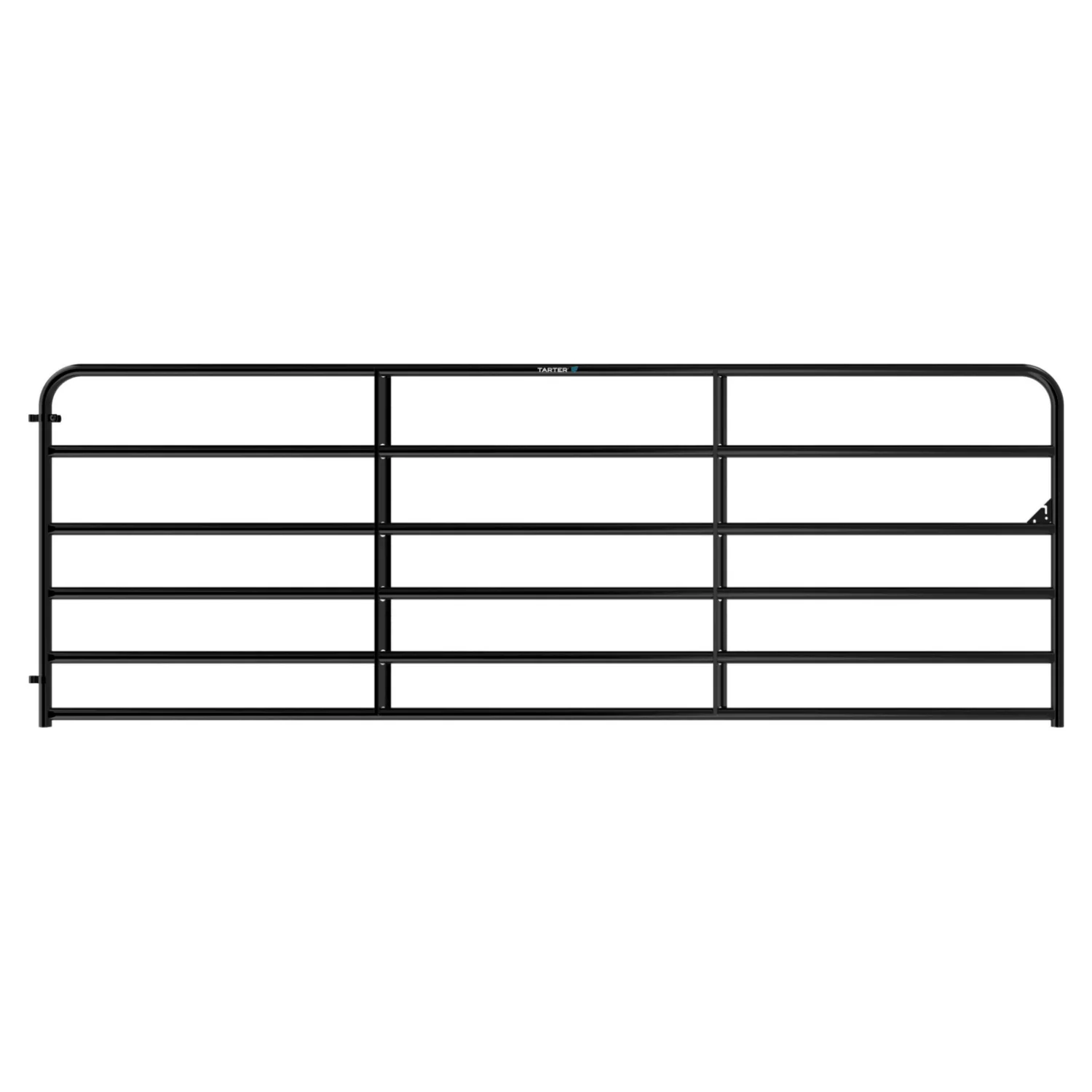 Tarter® 6-Bar Economy Tube Gate – 12 ft (Black) - Image 2