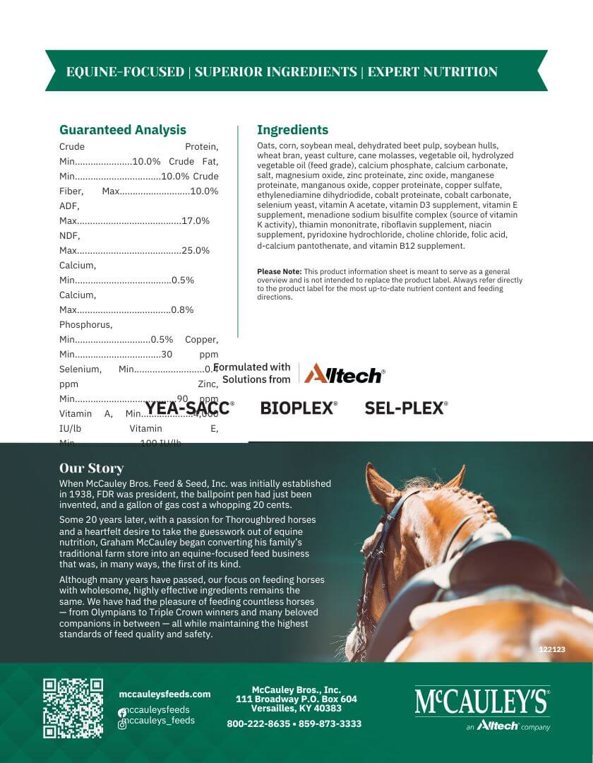 McCauley's Top Ten Horse Feed - Image 3