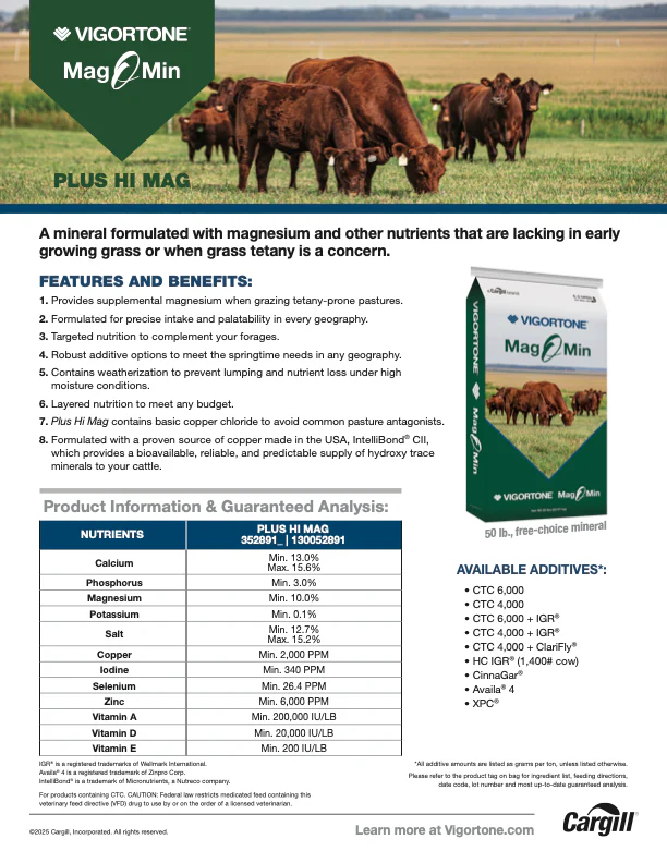 Vigortone Mag O Min Hi-Mag Plus Cattle Mineral - Image 2