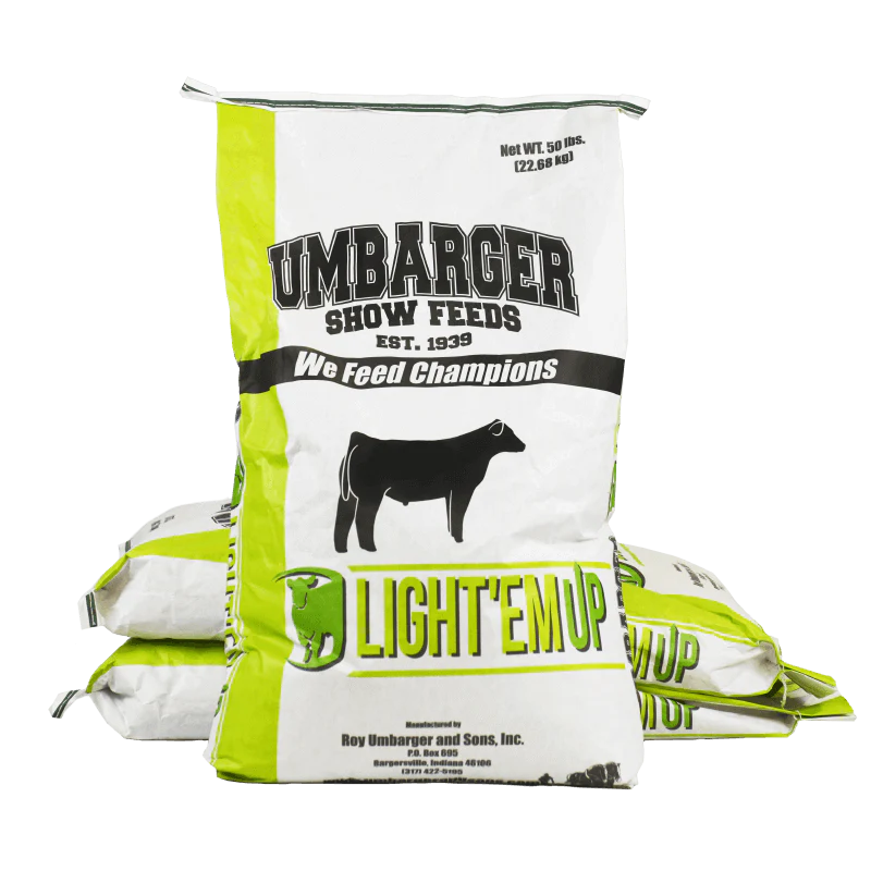 Umbarger Show Feeds Light 'Em Up Show Cattle Feed, 50 lb