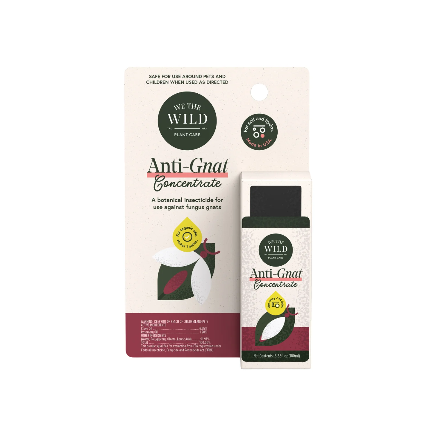 We The Wild® Anti-Gnat Concentrate Drops Plant Care
