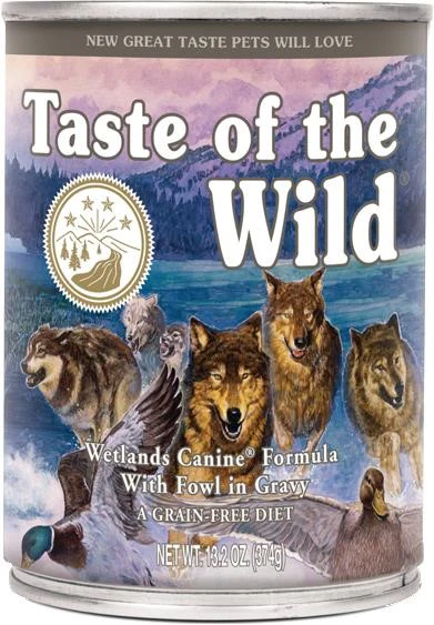 Taste of The Wild Wetlands Canine Formula with Fowl in Gravy