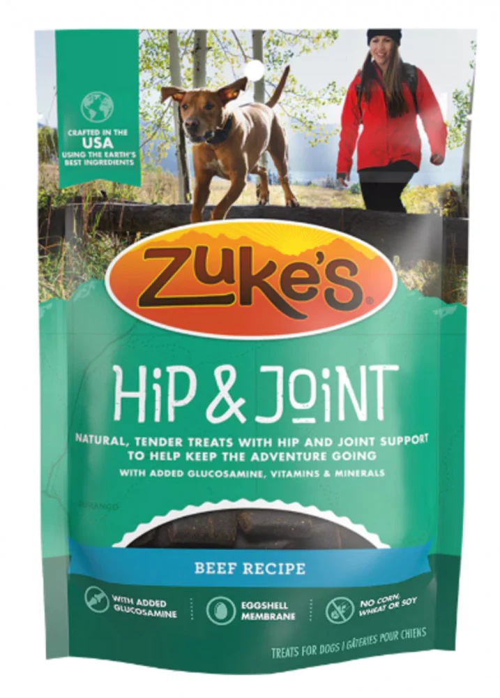 Zuke’s® Hip and Joint Soft Dog Treats – Beef Recipe, 16 oz.
